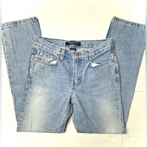 Vintage London Jeans Womens 2 Straight Leg Blue Denim Medium Wash Y2K‎ 90s